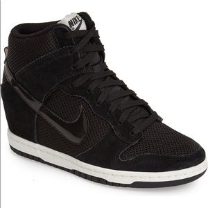 Women’s Nike dunk sky Hi Essential black 10 sneake
